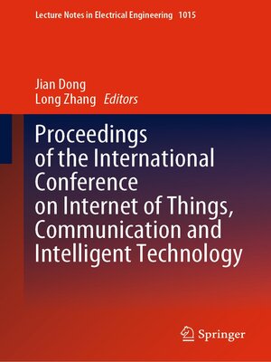 cover image of Proceedings of the International Conference on Internet of Things, Communication and Intelligent Technology